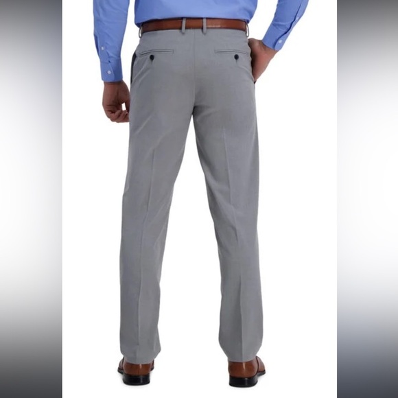 Gray Hagger slim non iron pants size 32 x 34 inseam excellent like-new condition - Picture 1 of 5